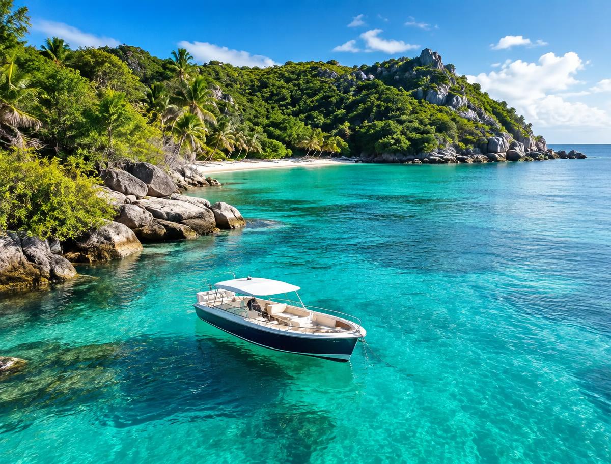 Turquoise Caribbean cove